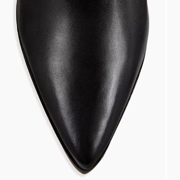 Schutz Mikki Leather Over The Knee Block Up Black Leather Boots Size 7 - Picture 5 of 14